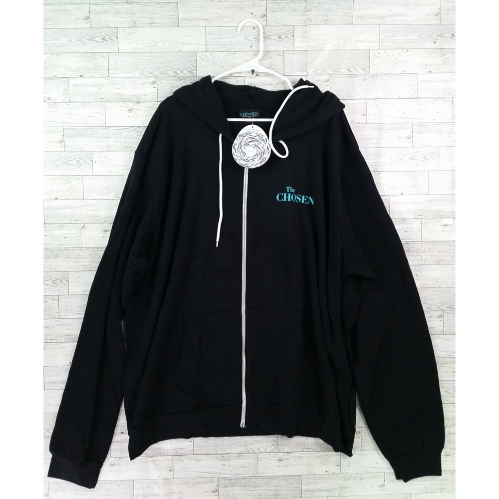 Men's The Chosen Against The Current Black Hoodie Pullover 4X Plus Size Big Tall